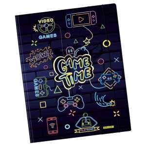 ONLINE Gummizugmappe Game Time DIN A4