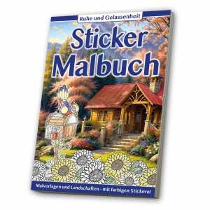 Sticker Malbuch Ruhe und Gelassenheit
