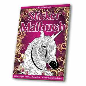 Sticker Malbuch Fabelwesen 4019393991389