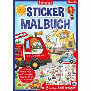 Sticker Malbuch Fahrzeuge 4019393988877