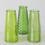 BOLTZE Vase Oriana 3fach sortiert