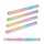 Lineal Good Feelings Happy Flowers Acryl regenbogen 18cm 4fach sort