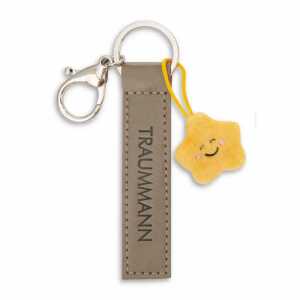 NICI Schlüsselanhänger Traummann Kunstlederband mit Stern olive 10cm