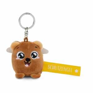 NICI Schlüsselanhänger Bär Schutzengel! gelb 5cm