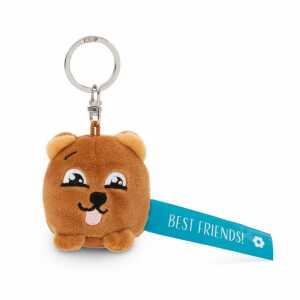 NICI Schlüsselanhänger Bär Best Friends! blau 5cm