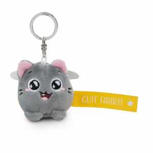 NICI Schlüsselanhänger Katze Gute Fahrt! gelb 5cm