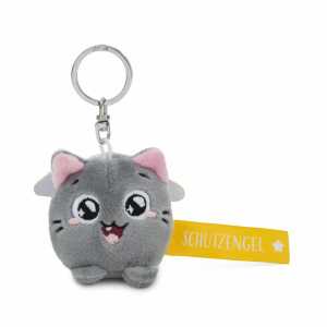 NICI Schlüsselanhänger Katze Schutzengel! gelb 5cm
