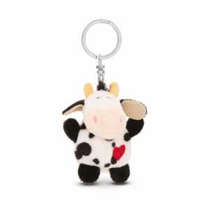 NICI Schlüsselanhänger Kuh mit Herz 5cm