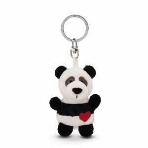 NICI Schlüsselanhänger Panda mit Herz 5cm