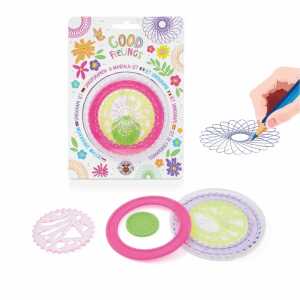 Spirographen & Mandala-Set Good Feelings Happy Flowers 6 Teile