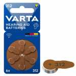 Varta Batterien Hearing Aid 312 6er
