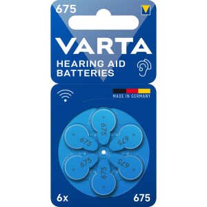 Varta Batterien Hearing Aid 675 6er
