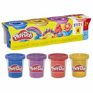 Play-Doh Spielknete Metallic 4 Stück