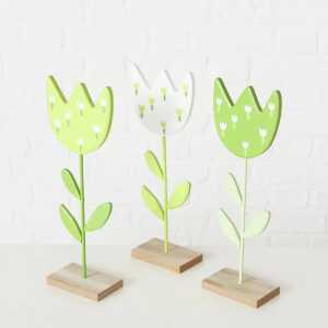 BOLTZE Dekoaufsteller Blomma 3fach sortiert