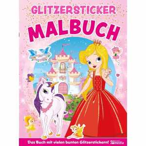 Glitzersticker XXL-Malbuch Kunterbunte Welt im Frühling