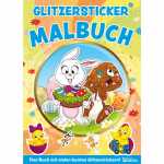 Glitzersticker XXL-Malbuch Kindergarten Frühling Ostern