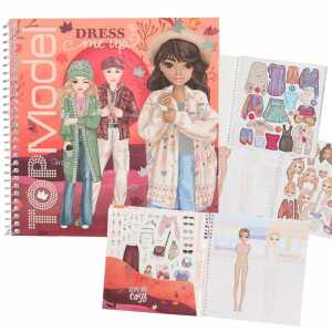 DEPESCHE TOPModel Stickerbuch Dress Me Up COSY