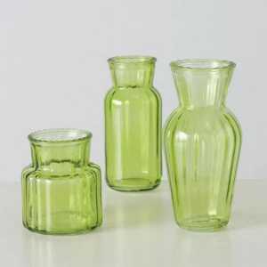 BOLTZE Vase Tilla Glas lackiert 3 Teile