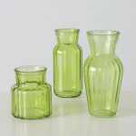BOLTZE Vase Tilla Glas lackiert 3 Teile