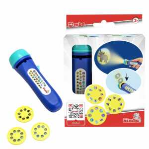 Light Projektor Tiere 12cm Handlampe 3 Scheiben mit 8 Motiven