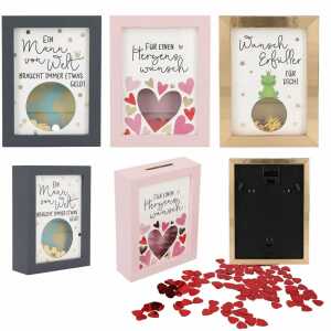 Geldrahmen Wunscherfüller 3fach sortiert