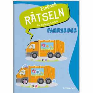 TESSLOFF Rätselbuch Einfach Rätseln! Für Kindergarten-Kids Fahrzeuge