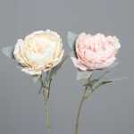 Kunstblume Paeonie rosé 66cm 2fach sortiert