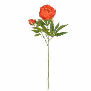 Kunstblume Peonie orange 66cm 8720983069048
