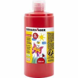 ransparente Flüssigfarbe EFA Cromix geraniumrot hell 500ml Flasche