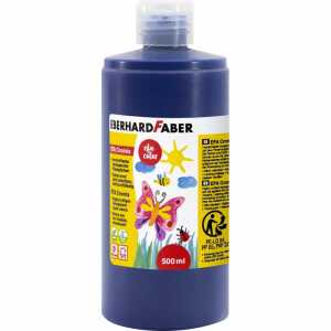 Transparente Flüssigfarbe EFA Cromix helioblau rötlich 500ml Flasche