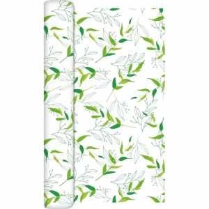 Home Fashion Tischläufer Airlaid Linn green 490X40CM