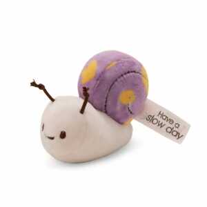 NICI Kuscheltier Schnecke Have a slow day lila 12cm