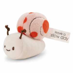 NICI Kuscheltier Schnecke Have a slow day koralle 12cm
