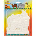 Hama Stiftplatten Kamel/Elefant/Giraffe/Löwe 4...