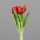 Kunstblume Tulpen Bund rot 31cm