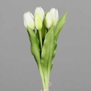 Kunstblume Tulpen Bund cream 31cm