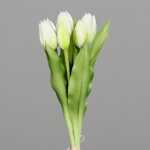 Kunstblume Tulpen Bund cream 31cm