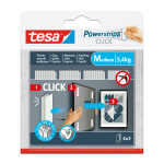 tesa Klettband selbstklebend Powerstrips Click Medium 8...