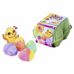 Glibbi Badebomben Blubber Ei mit Erdbeerduft 4 Stück