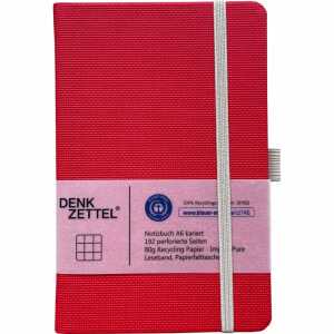Notizbuch Denkzettel Tenax 192 Seiten rot DIN A6