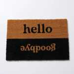 BOLTZE Fußmatte hello goodbye 40x60cm