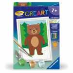 Ravensburger Malen nach Zahlen Set Kleiner Bär mit...