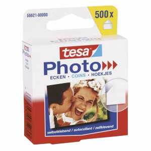 tesa Photoecken selbstklebend transparent 500 Stück