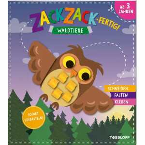 TESSLOFF Bastelbuch Zack, zack - fertig! Waldtiere
