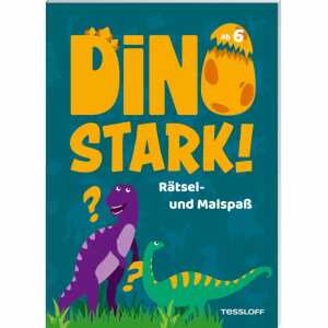 TESSLOFF Rätselbuch Dinostark! Rätsel- und Malspaß