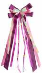 Nestler Schultütenschleife pink/rainbow/pastell 23x50cm