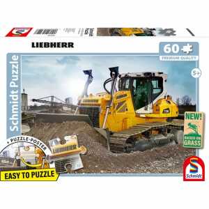 Puzzle Liebherr Planierraupe PR736 inkl. Poster 60 Teile