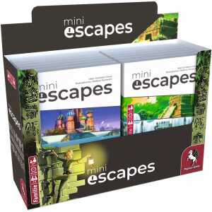 Escape-Spiele MiniEscapes 2fach sortiert 12 Stück im Thekendisplay