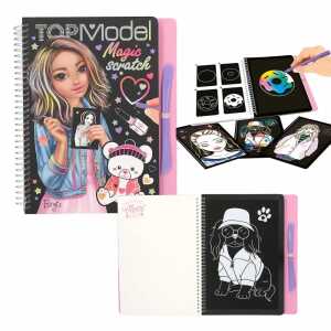 DEPESCHE TOPModel Malbuch Magic Scratch Book 20 Seiten