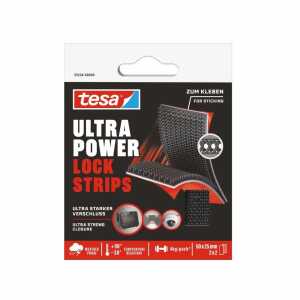 tesa Klettband Ultra Power Lock Strips 50mmx25mmx4mm bis 4kg